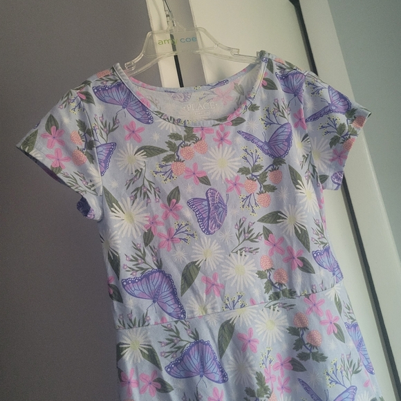 NWOT 5/6 Children's Place Floral Dress Butterflies - Picture 4 of 6